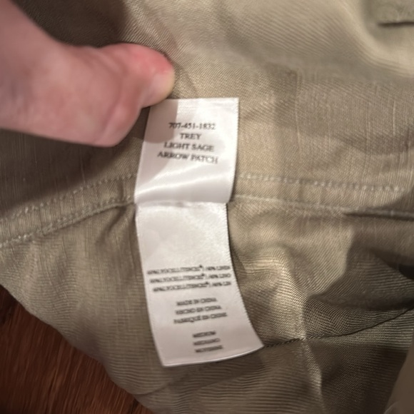 RAILS Linen adjustable jacket size medium, with military motif apliques - Picture 7 of 11